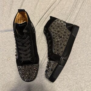 Christian louboutin high tops men's sneakers size 39 EU or size 6